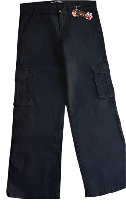 Black cargo pants