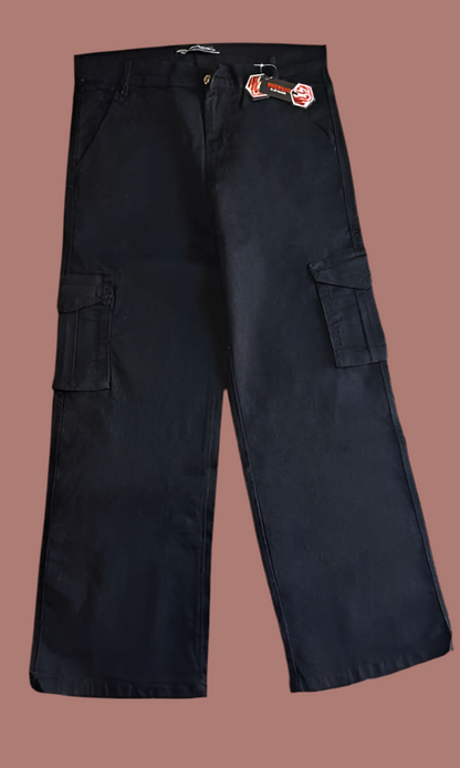 Black cargo pants