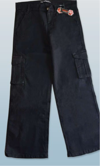 Black cargo pants